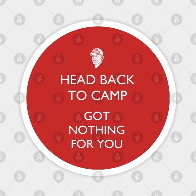 Head Back to Camp - Survivor/Probst Magnet by TARDISRepairman